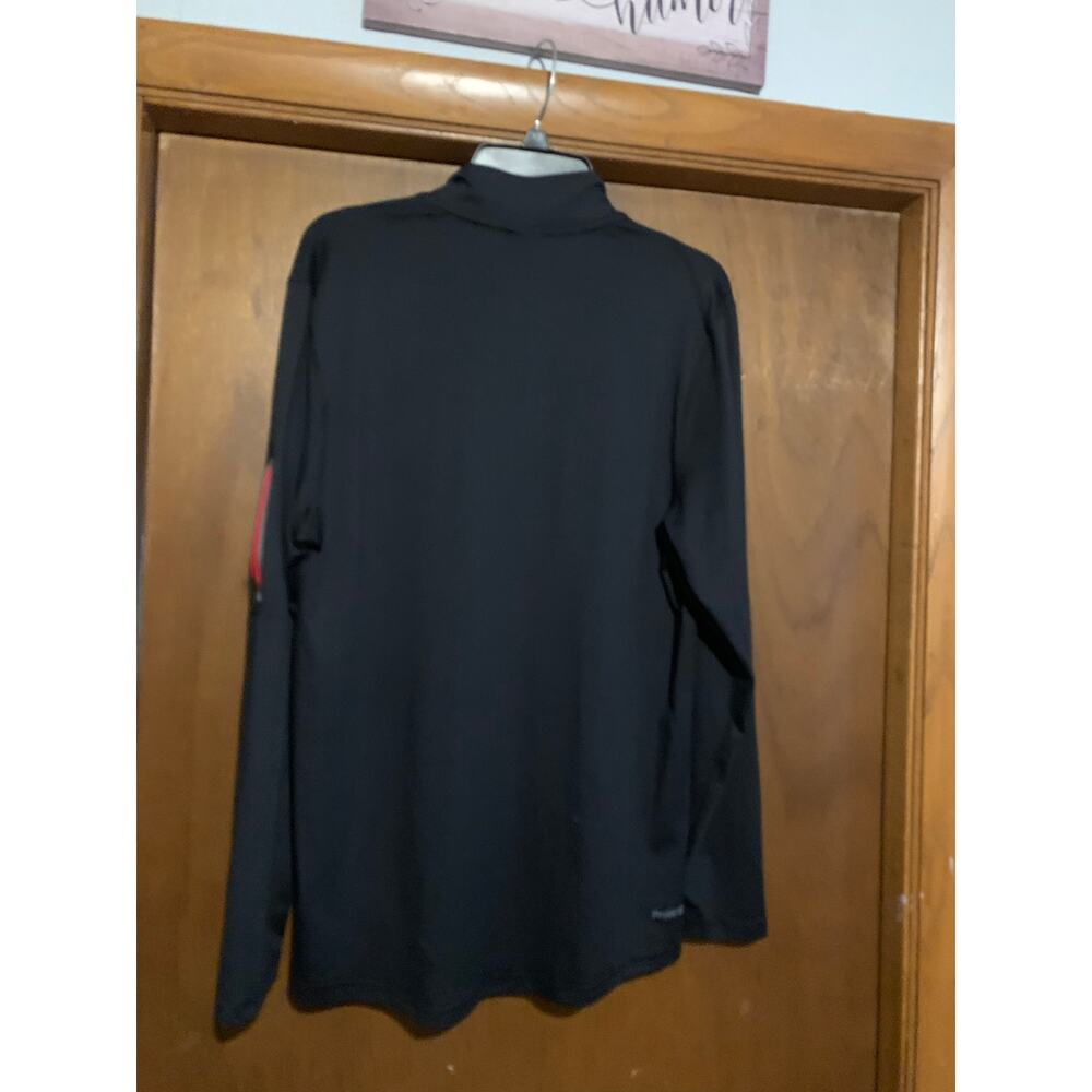 Spyder Active Black Quarter Zip Pullover Long Sleeve Athletic Top Men's M - Picture 4 of 5